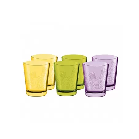 Confezione 6 bicchieri in vetro Country - Thun