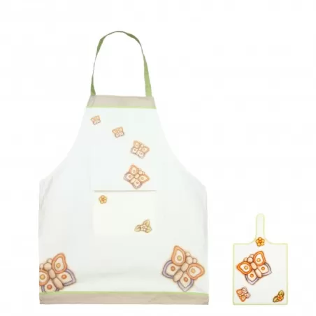 Confezione tagliere + grembiule Farfalla - Thun