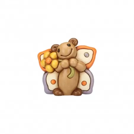 Farfalla con margherita 8,5 cm - Thun