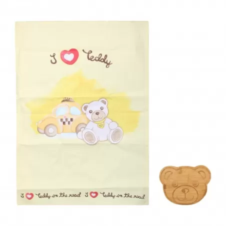 Tagliere Teddy con canovaccio Teddy on the road - Thun