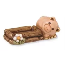 Maialino con mangiatoia, natur - Thun