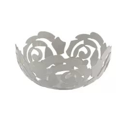 LA Rosa, Fruttiera platinum white - Alessi