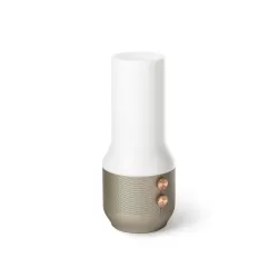 Terrace speaker-lampada a led ricaricabile, Oro Rosa - Lexon