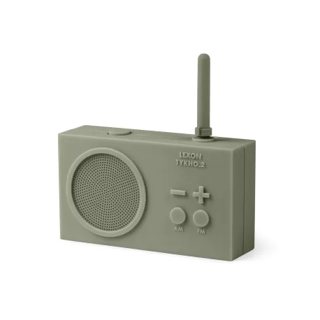 Tykho 2 radio ricaricabile, Grigio - Lexon