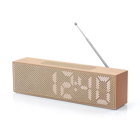 Titanium radio sveglia, Rame - Lexon