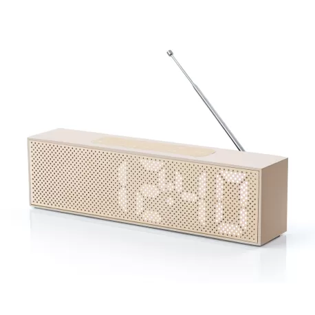 Titanium radio sveglia, Oro - Lexon