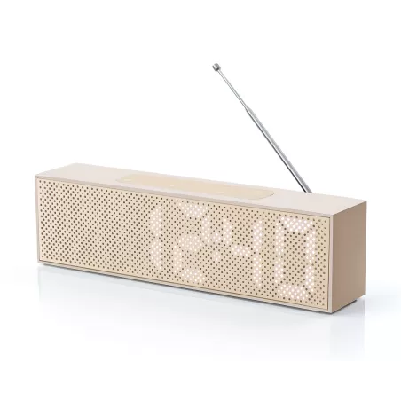 Titanium radio sveglia, Oro - Lexon