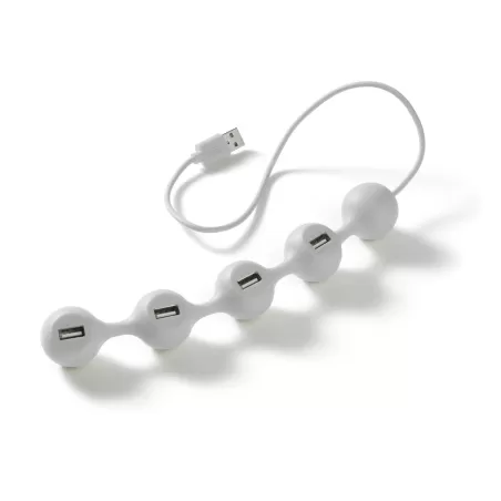 Peas hub 4 porte usb, Bianco - Lexon