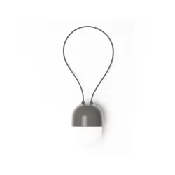 Clover lampada portatile, Grigio scuro - Lexon
