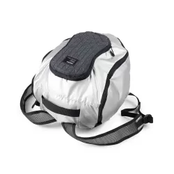 Peanut borsa porta casco (variante unica), Argento - Lexon