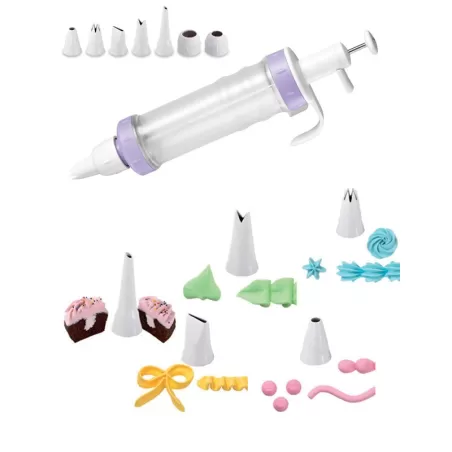 Siringa In Plastica Per Decorare C/5 Cornetti