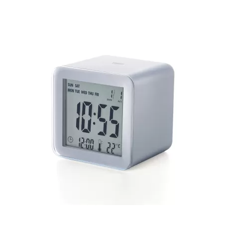 Cube sveglia lcd sensor, Alluminio - Lexon