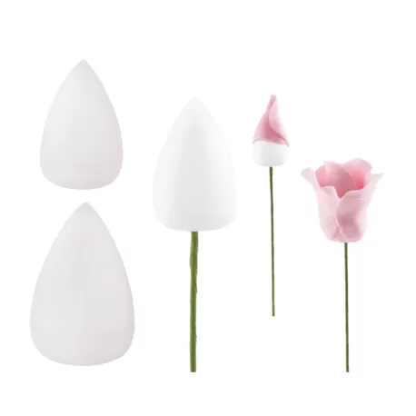 Basi In Plastica Per Rosa 24 Pezzi