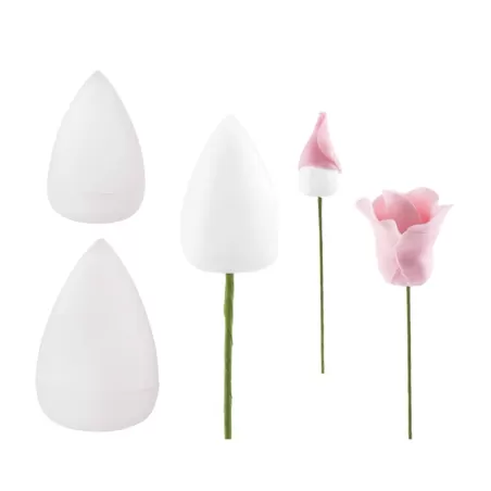 Basi In Plastica Per Rosa 24 Pezzi