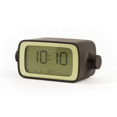 Dreamtime sveglia lcd retroillimunaziOne, Marrone/Arancione - Lexon