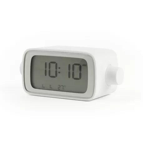 Dreamtime sveglia lcd retroillimunaziOne, Bianco - Lexon