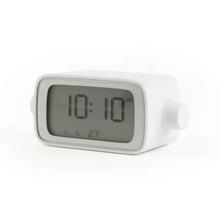 Dreamtime sveglia lcd retroillimunaziOne, Bianco - Lexon