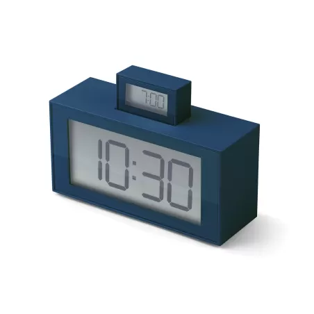 Inout sveglia doppio display, Blu scuro - Lexon