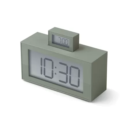 Inout sveglia doppio display, Grigio - Lexon