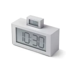 Inout sveglia doppio display, Bianco - Lexon