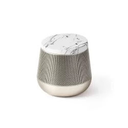 Miami sound  speaker, Oro/Marmo Bianco - Lexon