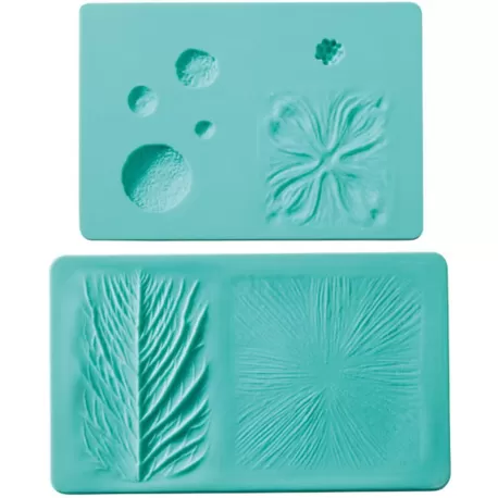 Stampo Silicone Venature Foglia/Fiore