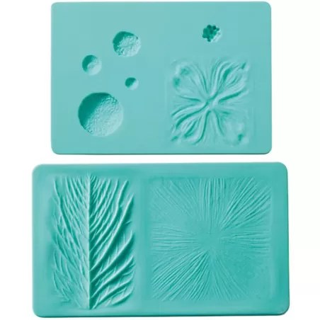 Stampo Silicone Venature Foglia/Fiore