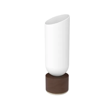 Miami light lampada a led ricaricabile, Base Legno - Lexon