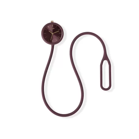 Take time long orologio con cinturino lungo, Bordeaux - Lexon