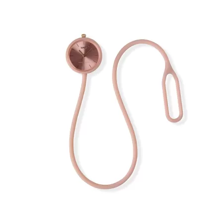 Take time long orologio con cinturino lungo, Rosa - Lexon