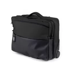 Spy valigia/trolley 48h  con ruote, Nero - Lexon