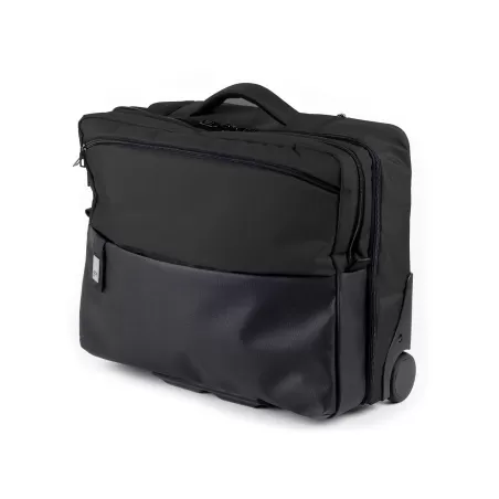 Spy valigia/trolley 48h  con ruote, Nero - Lexon