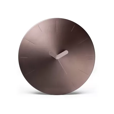 Conic orologio da parete in Alluminio, Marrone - Lexon