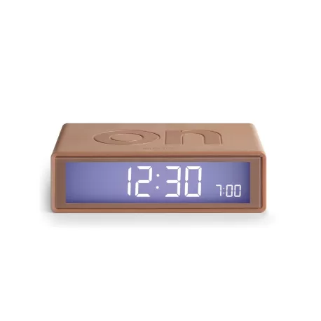 Flip mineral orologio sveglia "on/off", Rame - Lexon