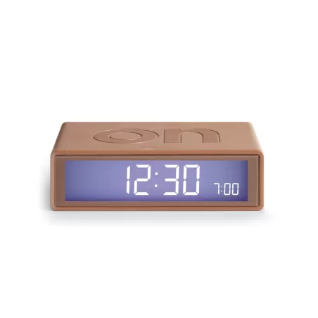 Flip mineral orologio sveglia "on/off", Rame - Lexon