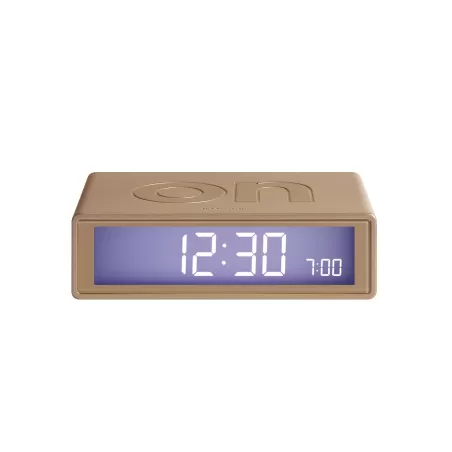 Flip mineral orologio sveglia "on/off", Oro - Lexon