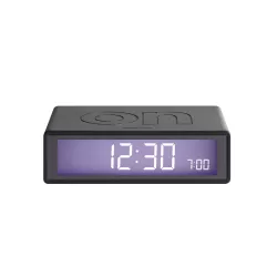 Flip mineral orologio sveglia "on/off", Canna di fucile - Lexon
