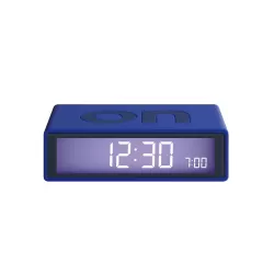 Flip colors orologio sveglia "on/off", Blu - Lexon