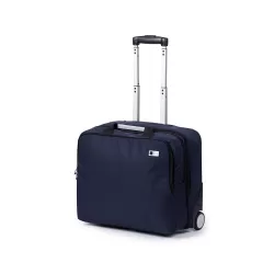 Airline valigia 48h con ruote, Blu - Lexon