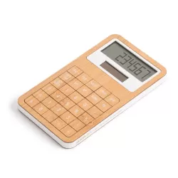 Safe calcolatrice platica/Bamboo-variante unica, Bambu - Lexon