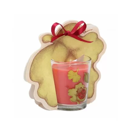 Candelina foglia con coccinella, Farfalla - Thun