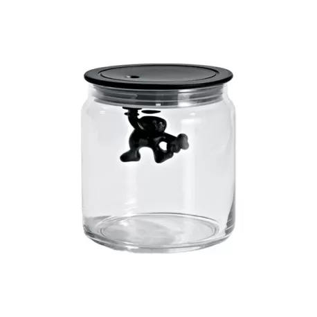 Gianni a little man holding on tight, Barattolo ermetico - Alessi