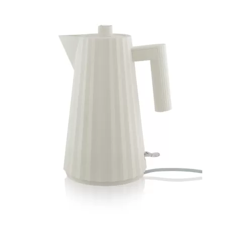 Plissè, Bollitore elettrico bianco - Alessi