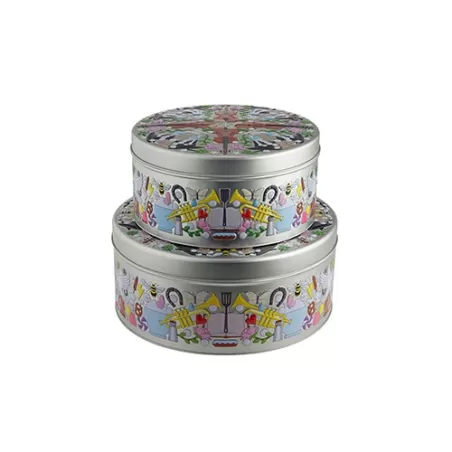 Garybaldi tin, Set 2 scatole - Alessi