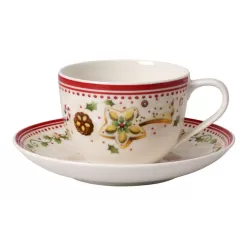 Winter Bakery Delight tazza caffe con piattino 2p stelle - Villeroy & Boch