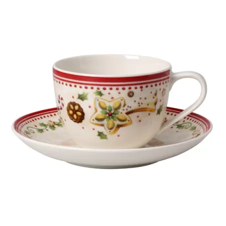 Winter Bakery Delight tazza caffe con piattino 2p stelle - Villeroy & Boch