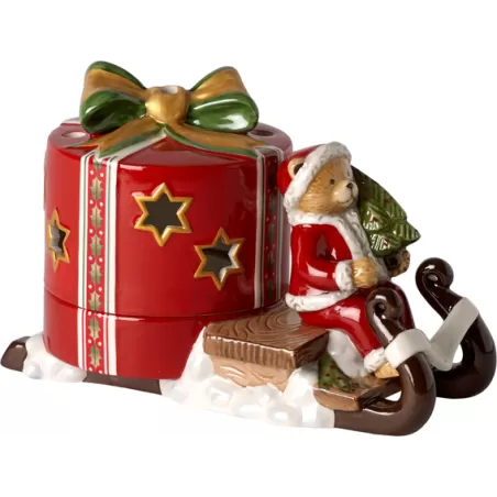 Christmas Light Slitta rossa orsacchiotto - Villeroy & Boch