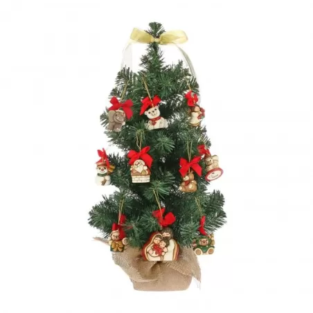 Albero di Natale con 10 addobbi - Thun