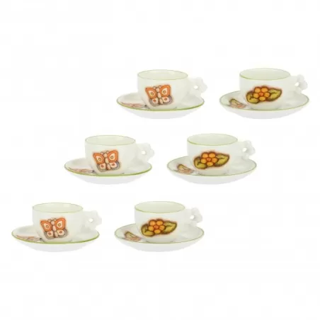 Confezione 6 tazzine espresso Farfalla - Thun