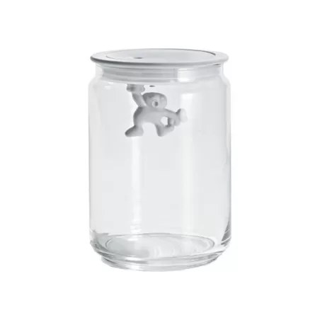 Gianni a little man holding on tight, Barattolo ermetico - Alessi